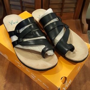 yuu womens julia slide sandals